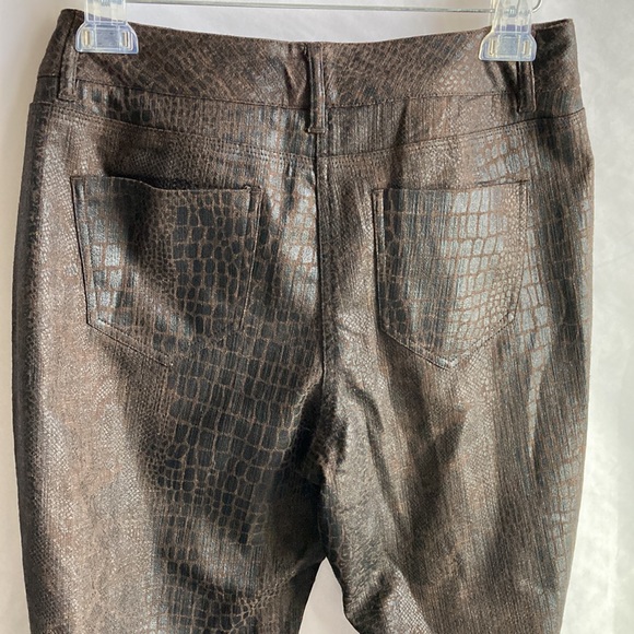 Bamboo Traders Faux Snake Skin Dress Pants Size 6 - Picture 6 of 12